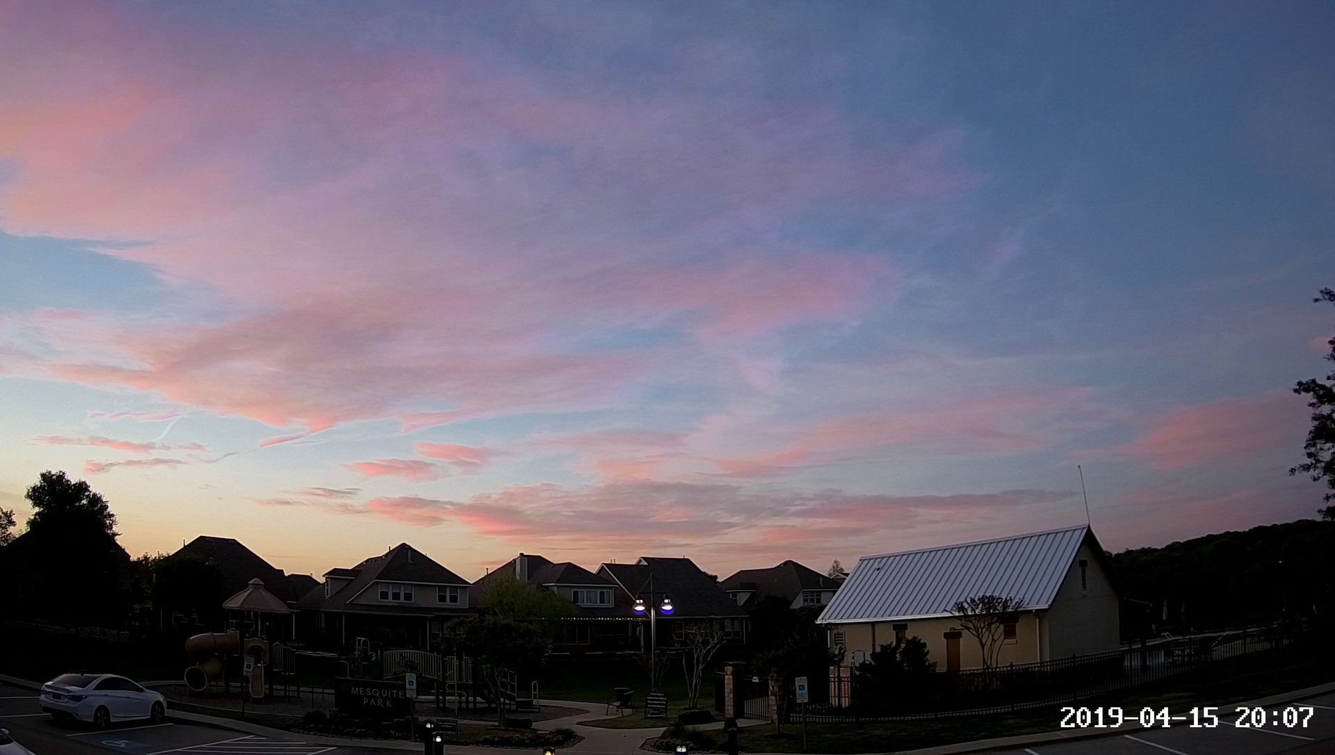 sunset sky cam photo